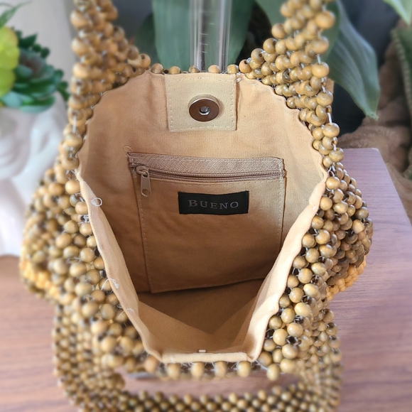 Vintage Handcrafted Beaded Tote Bag - Picture 4 of 4